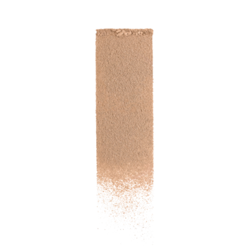 Zbliżenie na swatch matującego podkładu w pudrze L'Oréal Infaillible Fresh Wear, beżowy, na jasnej skórze.