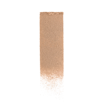 Zbliżenie na swatch matującego podkładu w pudrze L'Oréal Infaillible Fresh Wear, beżowy, na jasnej skórze.