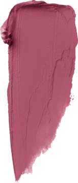 NYX Soft Matte Lip Cream, podłużna matowa smuga szminki w płynie w odcieniu przydymionego różu.