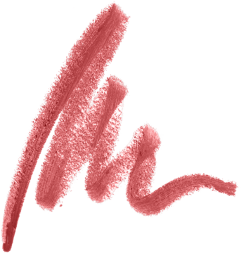 Swatch konturówki do ust Max Factor Colour Elixir Pink Princess, kremowa linia w odcieniu różu na czarnym tle.
