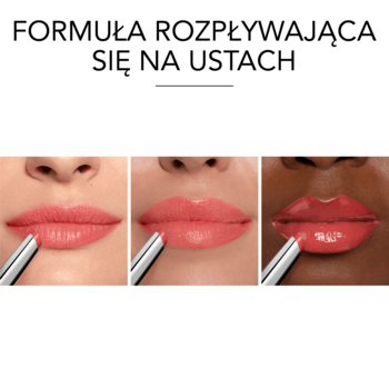 Bourjois Healthy Mix Lip Sorbet na ustach: 3 odcienie, błyszczące wykończenie i rozpływająca formuła.