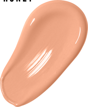 Kryjący podkład Max Factor Facefinity All Day Flawless Soft Honey, płynna próbka w jasnym odcieniu.