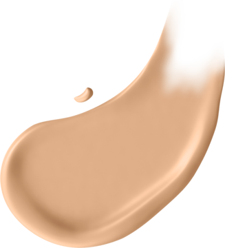 Zbliżenie na beżowy swatch nawilżającego podkładu Max Factor Miracle Pure, o kremowej konsystencji i świetlistym wykończeniu.