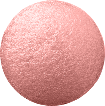 Róż Bourjois Little Round Pot, okrągły, jasnoróżowy, z widoczną wypiekaną teksturą, widok z góry.