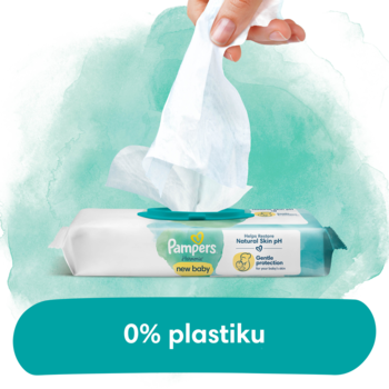 PAMPERS Harmonie New Baby,chusteczki nawilżane,rich-content-1
