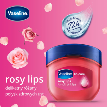 VASELINE Lip Care ,balsam do ust w słoiczku, Rosy Lips,rich-content-1