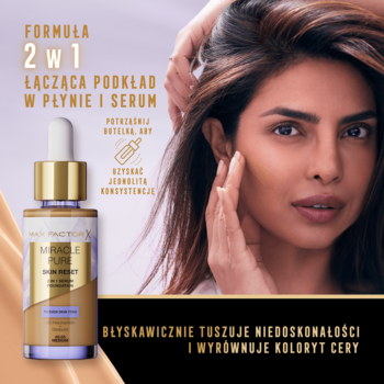 MAX FACTOR Miracle Pure Skin Reset,podkład do twarzy, z serum, 2w1, nr 10-30 Fair,rich-content-1