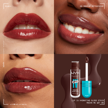 NYX PROFESSIONAL MAKEUP Lip I.V. Hydrating Gloss,błyszczyk do ust, nr 05 Mocha Me Wet,rich-content-1