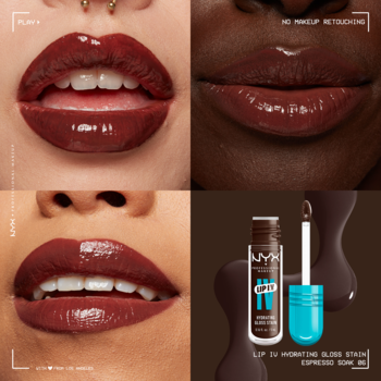 NYX PROFESSIONAL MAKEUP Lip I.V. Hydrating Gloss,błyszczyk do ust, nr 06 Espresso Soak,rich-content-1