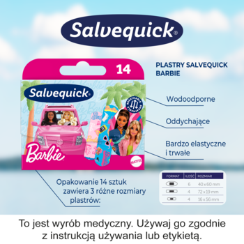 SALVEQUICK Barbie ,plastry, odporne na brud i wodę,rich-content-1