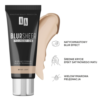 AA Blur Sheer ,podkład do twarzy, nr 01 Fair-Light,rich-content-1