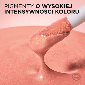L'Oréal Paris Lumi Le Liquid Blush Warm Peach, aplikator i kremowy róż o wysokiej intensywności koloru.