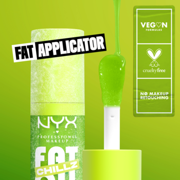 NYX PROFESSIONAL MAKEUP Fat Oil Chillz,błyszczyk do ust, Kiwi Freezie,rich-content-1