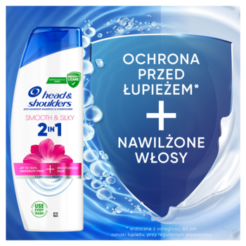 HEAD & SHOULDERS Smooth & Silky ,szampon do włosów, 2w1, przeciwłupieżowy,rich-content-1