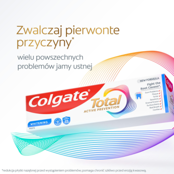COLGATE Total Whitening,pasta do zębów z fluorem, wybielająca, multiochronna,rich-content-1