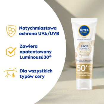 NIVEA SUN UV Face Specialist Dark Spot Control,krem do twarzy przeciw przebarwieniom, SPF50+,rich-content-1