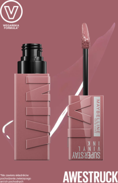 MAYBELLINE Super Stay Vinyl Ink,pomadka do ust, nr 110 Awestruck,rich-content-1