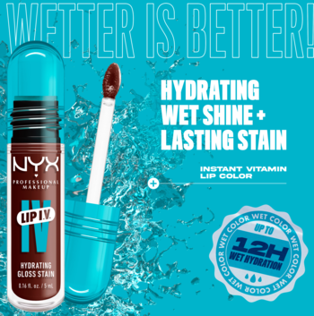 NYX PROFESSIONAL MAKEUP Lip I.V. Hydrating Gloss,błyszczyk do ust, nr 05 Mocha Me Wet,rich-content-2
