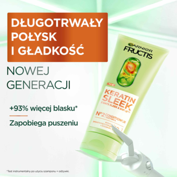 GARNIER FRUCTIS Keratin Sleek ,odżywka do włosów suchych,rich-content-2