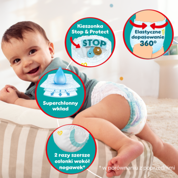 PAMPERS Pants ,pieluchomajtki rozm. 5, 12-17 kg,rich-content-2