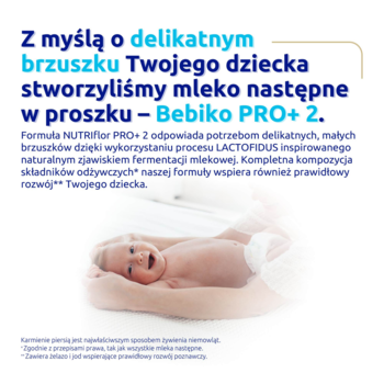 BEBIKO NUTRIflor PRO+ 2,mleko następne dla niemowląt, powyżej 6. m-ca życia, 2,rich-content-2