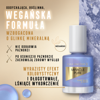 MAX FACTOR Miracle Pure ,lakier do paznokci, nr 095 Opal Coat,rich-content-3