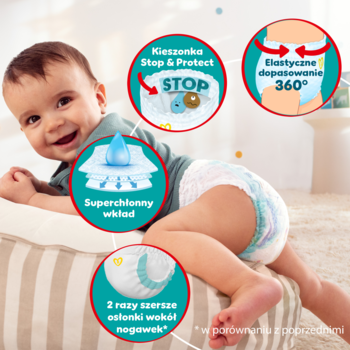 PAMPERS Pants ,pieluchomajtki, rozm.6, 14-19kg+,rich-content-3