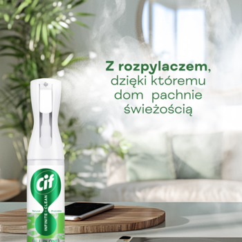 CIF Infinite + Clean All In One,spray do czyszczenia z naturalnymi probiotykami, Lime + Lemongrass,rich-content-3