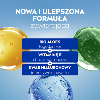 NIVEA SUN: nowa formuła balsamu po opalaniu z Bio Aloesem, Witaminą E i Kwasem Hialuronowym.
