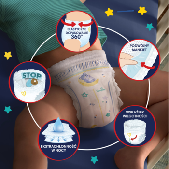 PAMPERS Night Pants ,pieluchomajtki, rozm. 5, 12-17 kg,rich-content-3