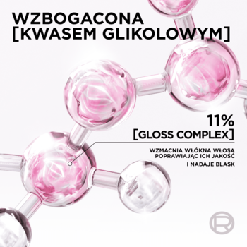 L'ORÉAL PARIS ELSEVE Glycolic Gloss ,odżywka do włosów, wygładzająca,kompozycja-3