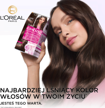 L'ORÉAL PARIS CASTING CREME GLOSS ,farba do włosów, półtrwała, nr 700 Blond,kompozycja-3