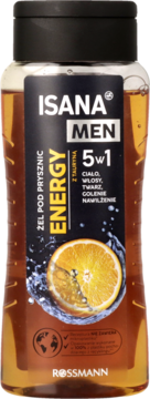 ISANA MEN ,żel pod prysznic, sezonowy,przód A