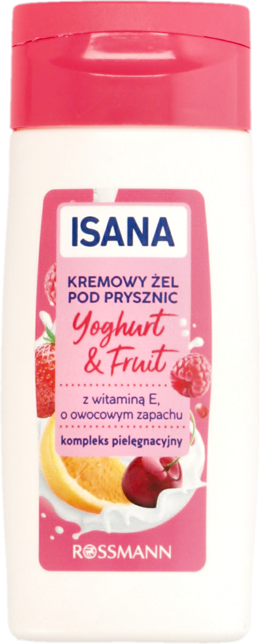 ISANA, żel pod prysznic, Yoghurt&Fruit, 50 ml