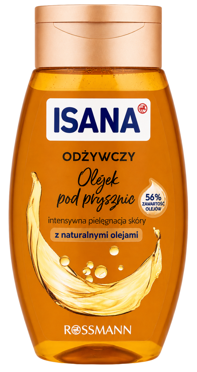 ISANA, olejek pod prysznic, odżywczy, intensywna pielęgnacja skóry, 250 ml