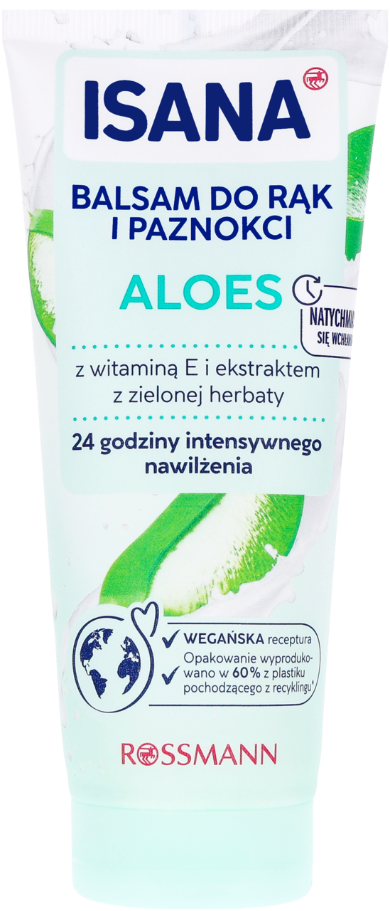 ISANA, balsam do rąk i paznokci, Aloes, 100 ml