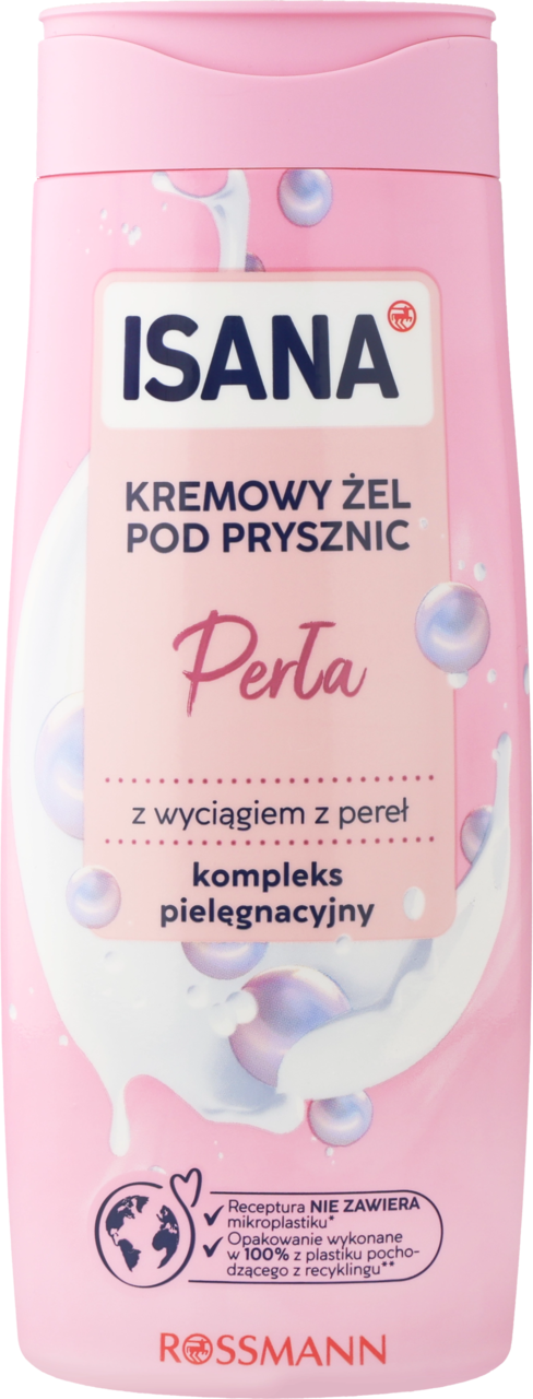 ISANA, żel pod prysznic, kremowy, Perła, 300 ml