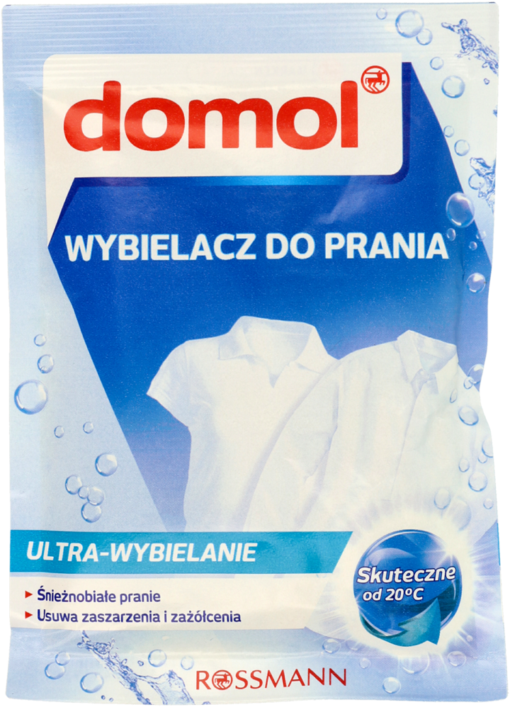 DOMOL, wybielacz w proszku do białych tkanin, 50 g