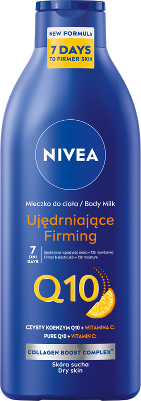 NIVEA, Q10, mleczko do ciała, ujędrniające, z witaminą C, 400 ml