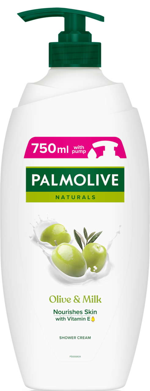 PALMOLIVE, Naturals, żel pod prysznic, kremowy, Oliwka i Mleko, 750 ml