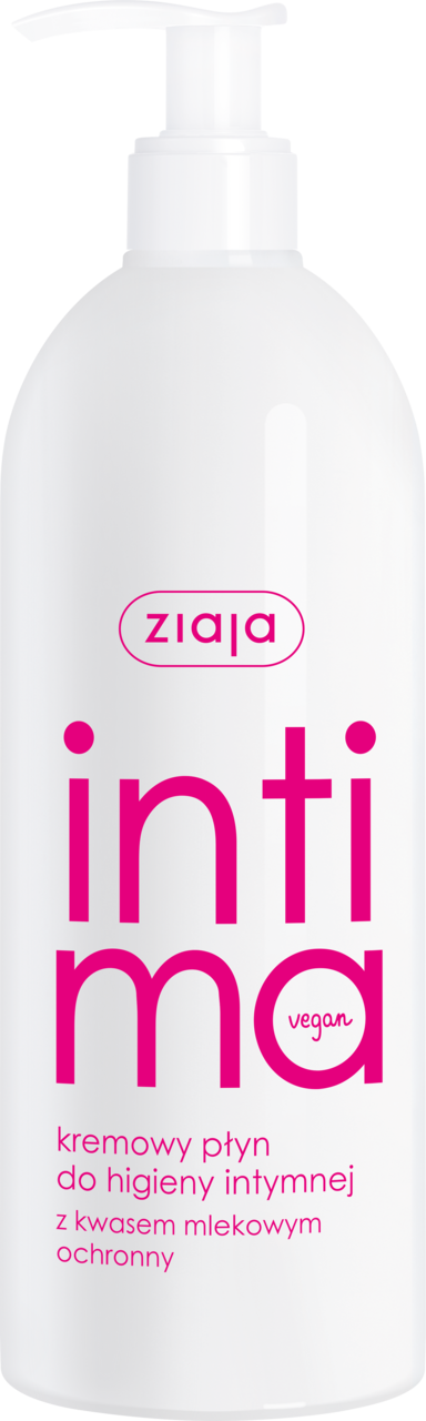 ZIAJA, Intima, płyn do higieny intymnej, z kwasem mlekowym, 500 ml