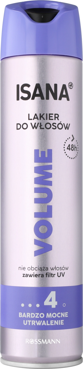 ISANA, Volume, lakier do włosów, poziom utrwalenia 4, 250 ml