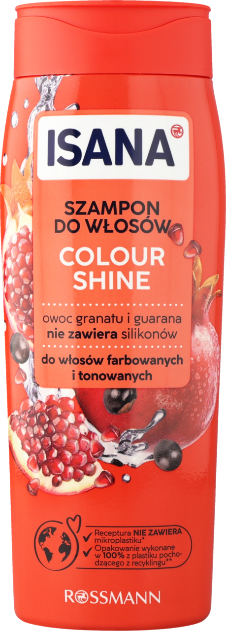 ISANA, Colour Shine, szampon do włosów farbowanych i tonowanych, 300 ml
