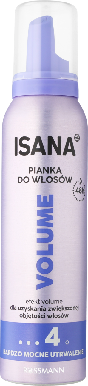 ISANA, Volume, pianka do włosów, poziom utrwalenia 4, 150 ml