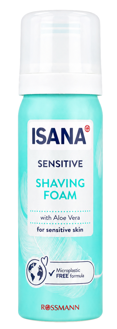 ISANA, Sensitive, pianka do golenia do skóry wrażliwej, 50 ml