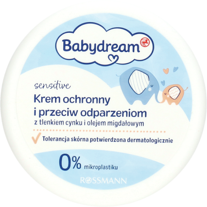 BABYDREAM Sensitive krem na odparzenia, ochronny, bezzapachowy