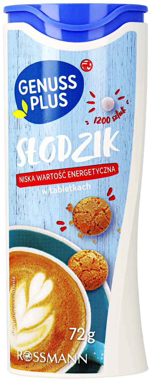 GENUSS PLUS, słodzik stołowy w tabletkach, 1200 szt.