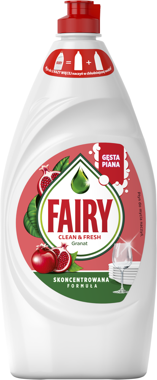 FAIRY, Clean & Fresh, płyn do mycia naczyń, Granat, 900 ml