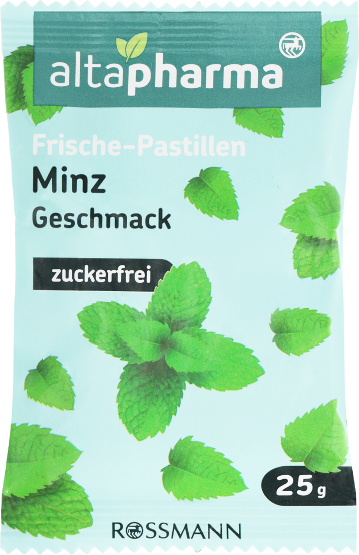 ALTAPHARMA, pastylki odświeżające, o smaku Miętowym, 25 g