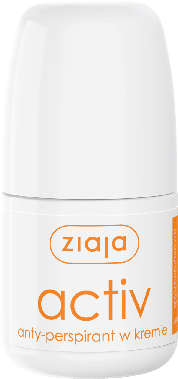 ZIAJA, Activ, antyperspirant w kulce, kremowy, dla kobiet, 60 ml